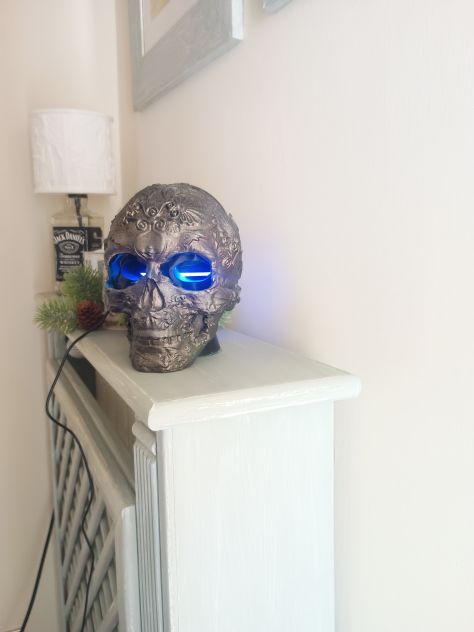 Supporto Teschio Messicano per Amazon Echo Dot 5 - Foto 4