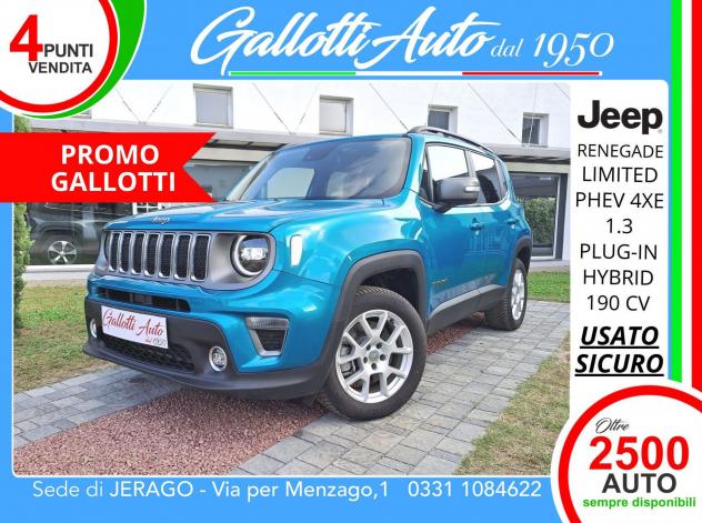 Jeep Renegade PHEV 4xe Limited-PROMO GALLOTTI