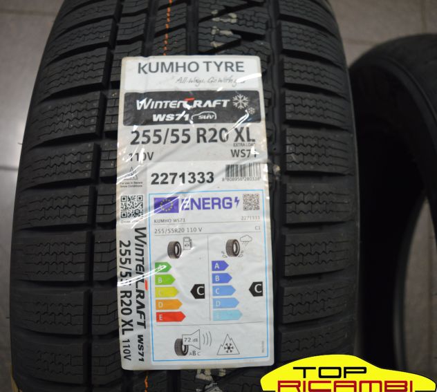 TOP RICAMBI 2 gomme KUMHO invernali 255 55 20 - Foto 3