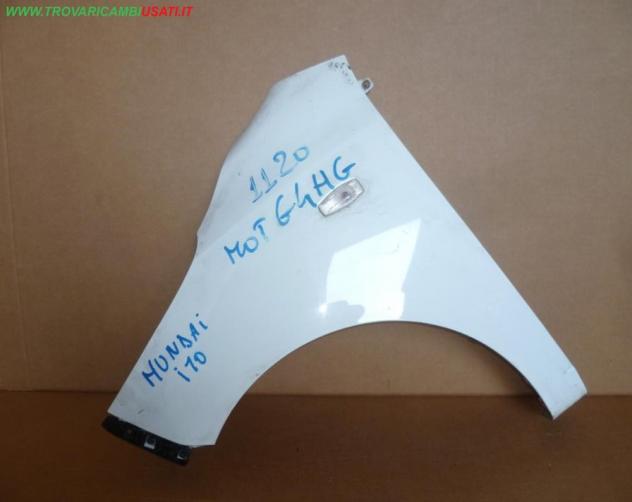 PARAFANGO ANT.S. BIANCO MET HYUNDAI i 10 (PA)  Carrozzeria  Lamierati esterni  Fiancate  Parafango ant. HYUNDAI - i 10 - 01-02-2011 - 01-11-2013, HYUN