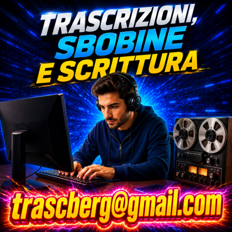 Trascrizioni <--> Sbobine <--> Scrittura
