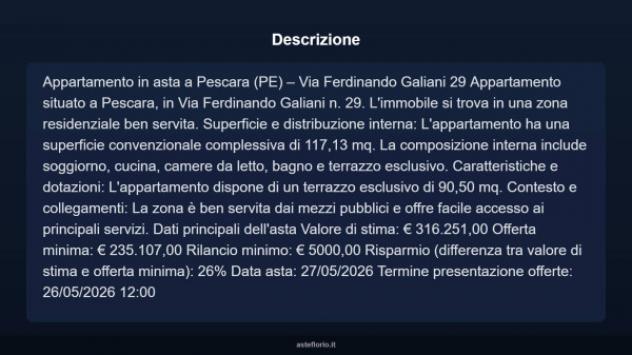 Immobile in asta di 119 m² in vendita a Pescara - Foto 7