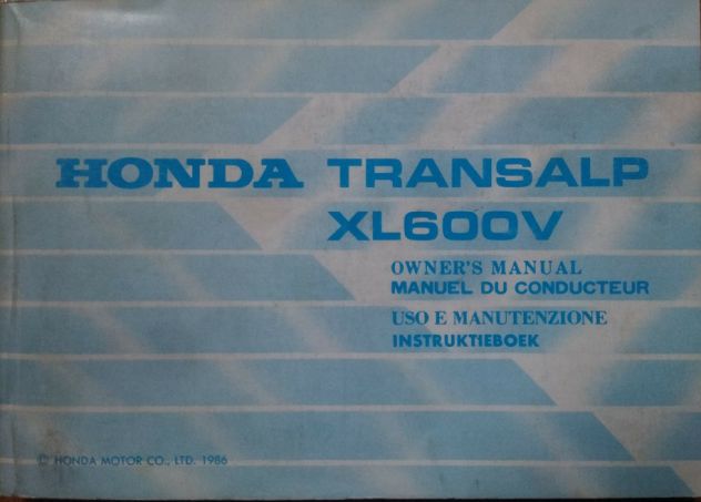 Honda XL XR XLV 250 350 500 750 650 CB 400 CBR900RR libretti uso manutenzione - Foto 8