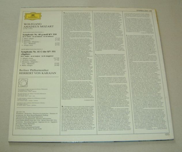 Wolfgang Amadeus Mozart - Symphonien No. 40, No. 41 "JUPITER" - Foto 2