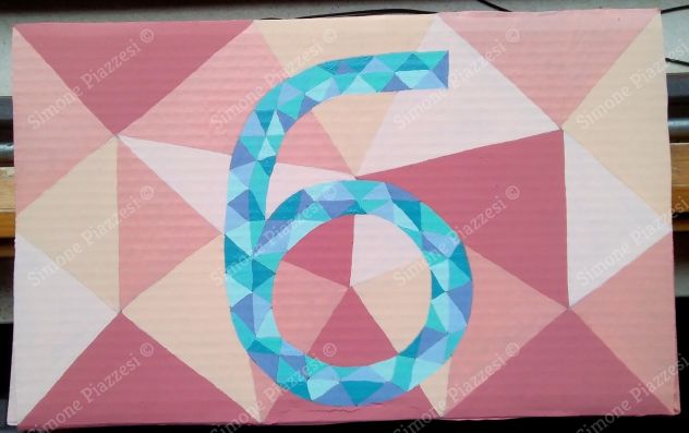 Quadro di Simone Piazzesi - NUMERO SEI (2024)