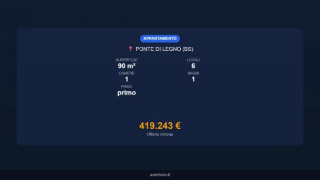 Immobile in asta di 90 m², posto auto in vendita a Ponte di Legno - Foto 15