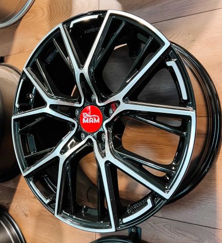 Cerchi in lega 19 MAM B4 Black Pol Bmw Mini - Foto 4