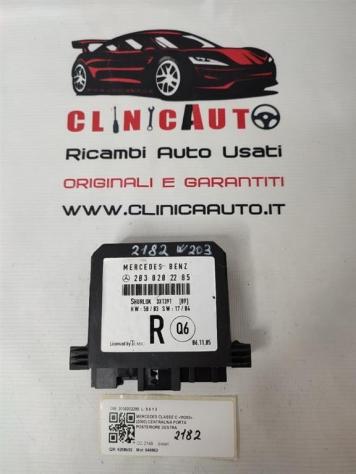 CENTRALINA PORTA POSTERIORE DX MERCEDES Classe C Berlina W203 2038202285 (0004)