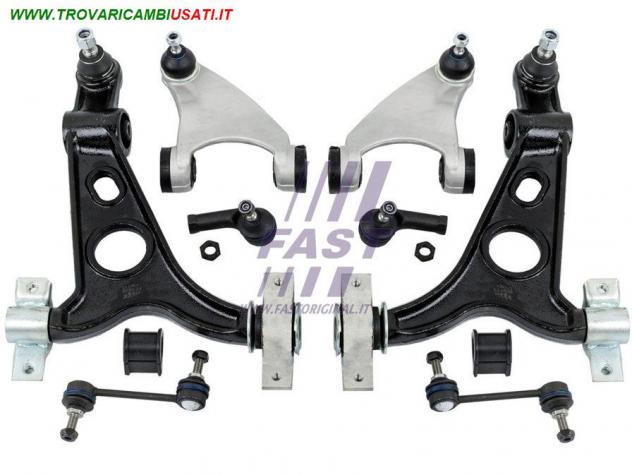 KIT BRACCIO OSCILLANTE ALFA 147 /156 00 ANTERIORE KPL SX+DX FT15005 Meccanica  Assale  Sospensioni  Braccio oscillante (ant.