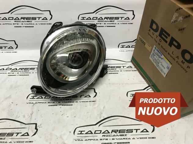 Faro Anteriore 500 Abarth - Fiat 2015 52007420 52007418