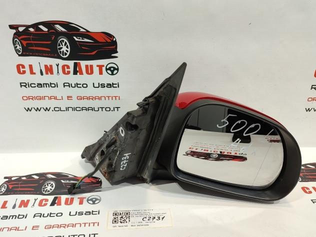 SPECCHIETTO RETROVISORE DESTRO FIAT 500 L Serie (351_352) 735558566 026344 843A1000 (12)