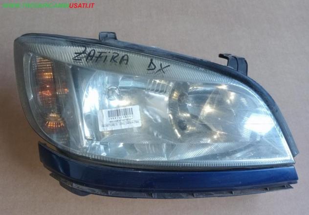 PROIETTORE D. OPEL ZAFIRA (T98)  Parti elettriche  Fanaleria  Proiettori  Proiettore ant. OPEL - ZAFIRA A - 01-04-1999 - 01-07-2005