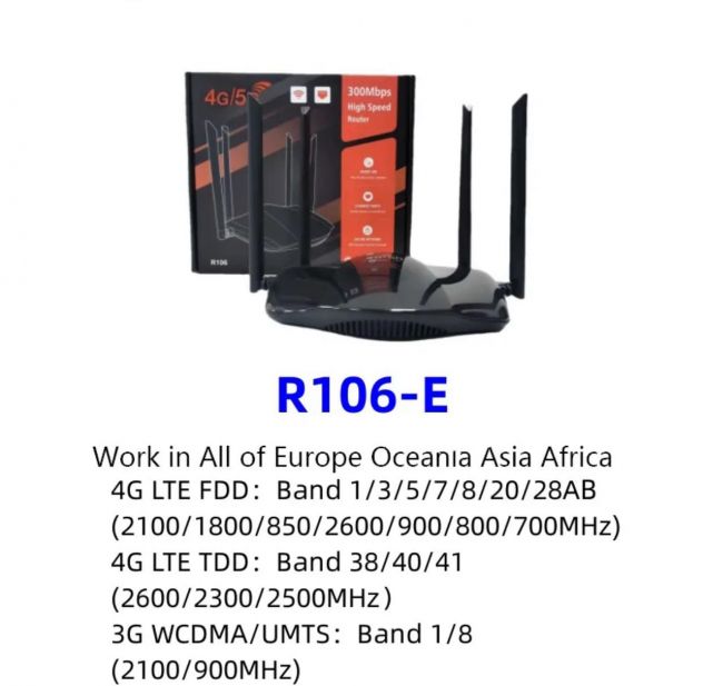 MODEM ROUTER WIFI WIRELESS 4G LTE 5G 2.4GHZ 300MBP - Foto 4