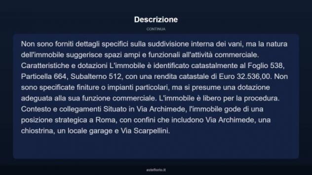 Immobile in asta di 400 m² in vendita a Roma - Foto 3