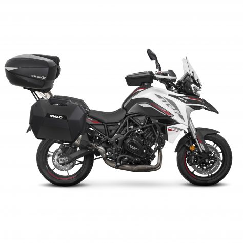 Benelli Trk 702 X valigie laterali Kappa bauletto Shad Tr Terra cupolino Biondi - Foto 2