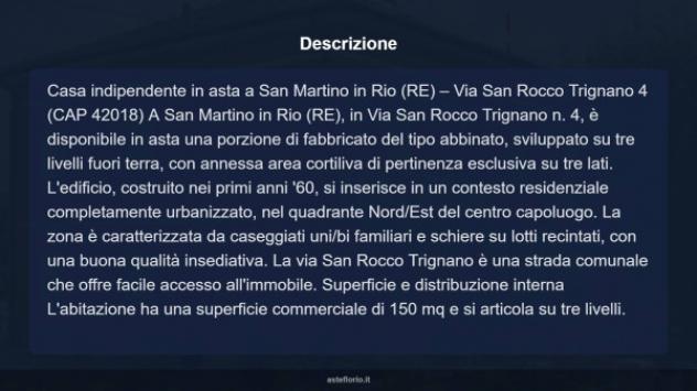 Immobile in asta di 150 m² con più di 5 locali in vendita a San Martino in Rio - Foto 8