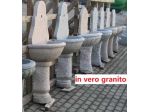 Fontana a muro da giardino in pietra granito