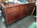 PARTICOLARE ELEGANTE CREDENZA DI ANTIQUARIATO FRANCESE PROVENZALE IN NOCE