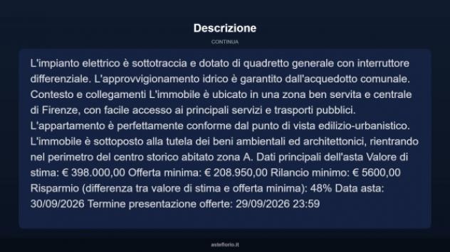 Immobile in asta di 106 m² in vendita a Firenze - Foto 13