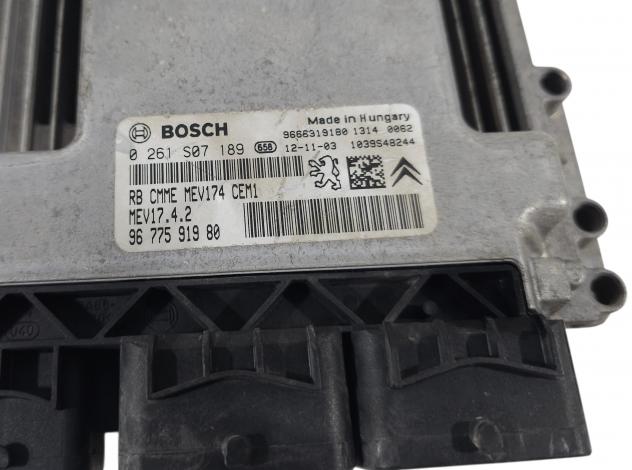 CENTRALINA MOTORE CITROEN C3 Picasso 9677591980 8F02 Benzina 1400 (08) - Foto 5