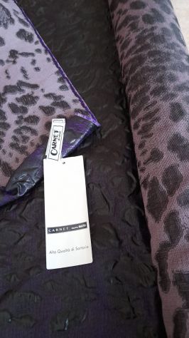 ROTOLO STOFFA VIOLA CARNET  2,50 METRI X SARTORIA DONNA: GONNA, GIACCA, CAPPOTTO - Foto 3