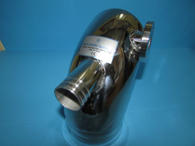 GOMITO/RISER in ACCIAIO INOX AISI 316L COMPATIBILE CON MOTORE: VOLVO PENTA - Foto 2