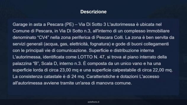 Immobile in asta di 23 m² in vendita a Pescara - Foto 9