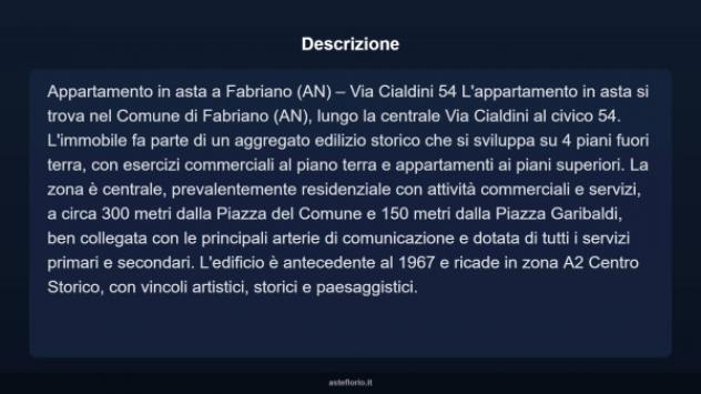 Immobile in asta di 240 m² con più di 5 locali in vendita a Fabriano - Foto 3