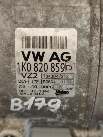 COMPRESSORE A/C VOLKSWAGEN Golf 5 Berlina 1K0820859 1K0820859D BSE benzina 1595 (0308) - Foto 2