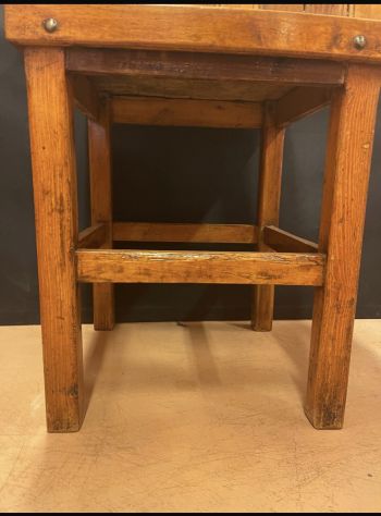 Ceppo in legno da macellaio restaurato - Foto 2