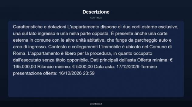 Immobile in asta di 77 m² in vendita a Roma - Foto 6