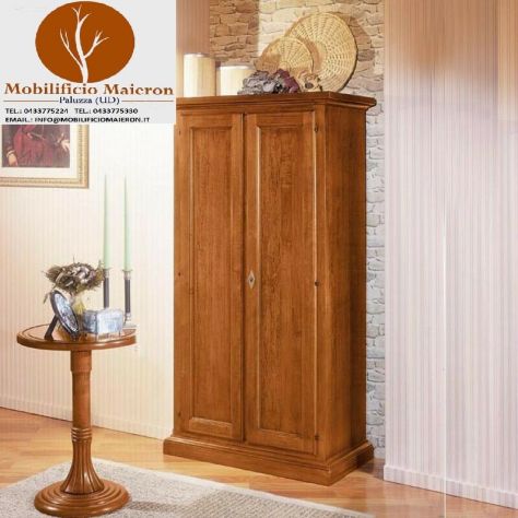 Dispensa in Legno Con 2 Ripiani Stile Arte Povera cod 10800