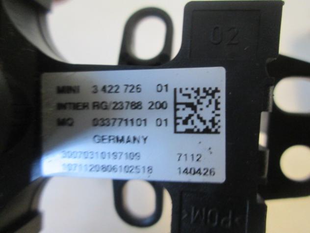 03377110101 INTERRUTTORE INSERIMENTO ASC MINI COOPER R56 1.6 B 88KW 5M 3P (2007) RICAMBIO USATO - Foto 2