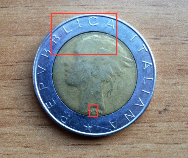 500 LIRE DEL 1987 REP. ITALIANA CON DIFETTO DI CONIO - - Foto 3