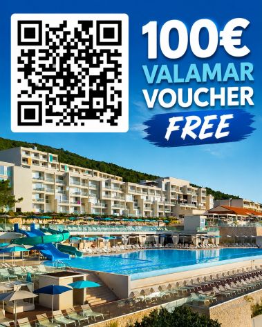 Regalo buono/voucher da 100 € per campeggio o hotel Valamar in Croazia