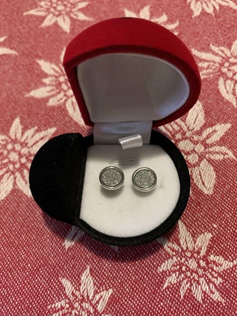 Anelli in argento 925 placato rodio con simulante diamante - Foto 6