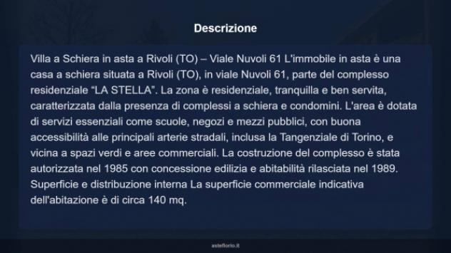 Immobile in asta di 140 m² con più di 5 locali e box auto in vendita a Rivoli - Foto 9