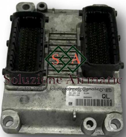 Opel Zafira B 2.0 turbo centralina motore 55351134