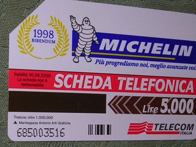 SCHEDA TELEFONICA ITALIA 58U