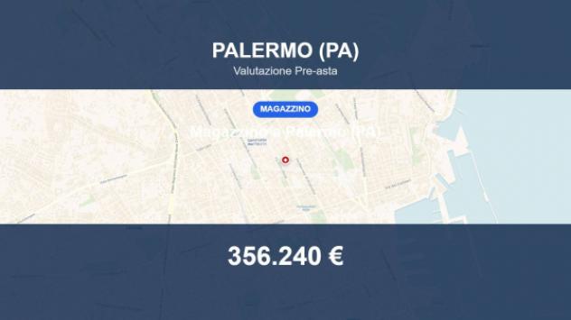 Immobile in asta di 1000 m² in vendita a Palermo
