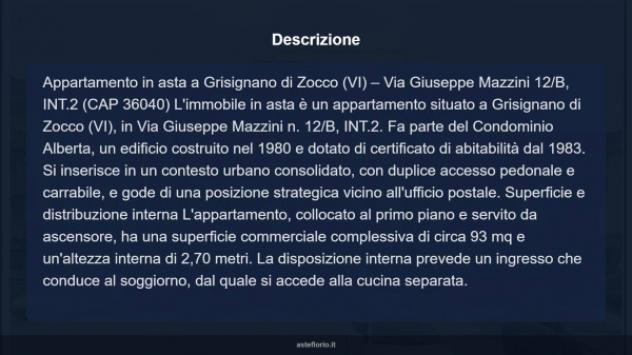Immobile in asta di 93 m², box auto in vendita a Grisignano di Zocco - Foto 12