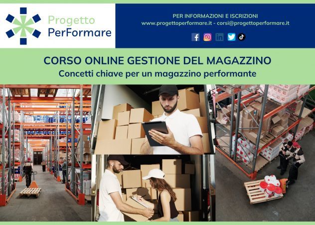 Corso online gestione del magazzino