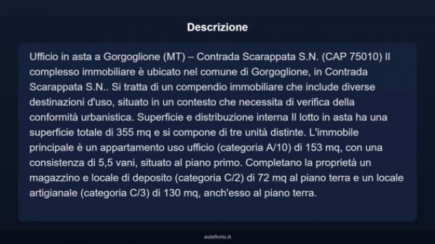 Immobile in asta di 153 m² in vendita a Gorgoglione - Foto 3