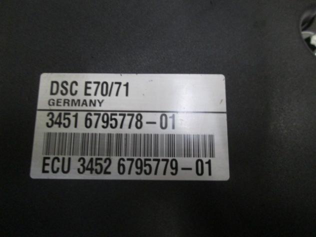 34516795778 CENTRALINA AGGREGATO POMPA ABS BMW X5 E70 3.0 D 173KW AUT 5P (2010) RICAMBIO USATO 01 ECU 34526795779-01 / 0265960351 - Foto 2