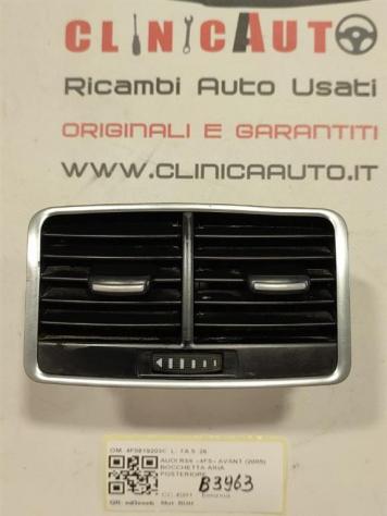 BOCCHETTE ARIA POSTERIORE AUDI A6 RS6 Avant Serie C6 (4F5) 4F0819203C BUH (0411) - Foto 2