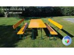 10 Set Birreria Professionali 80 x 220 mt verniciatura ignifuga