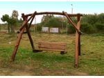Dondolo da giardino in legno