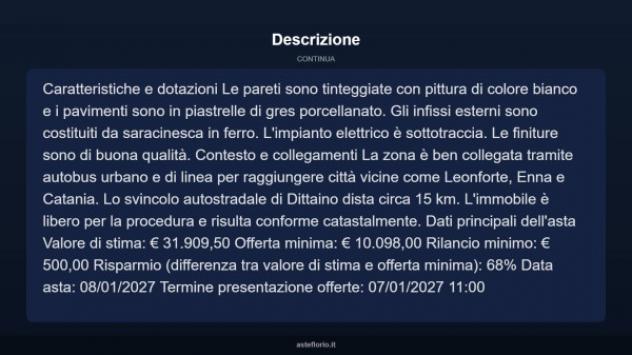 Immobile in asta di 61 m² in vendita a Assoro - Foto 7