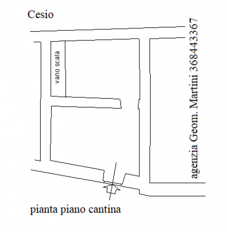VENDESI A CESIO IN CENTRO PAESE CASA CON DUE ALLOGGI DA TERMINARE LA RISTRUTTURAZIONE - Foto 6