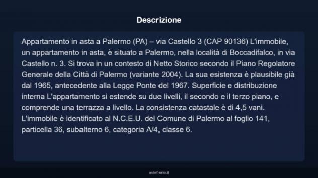 Immobile in asta di 60 m² in vendita a Palermo - Foto 4